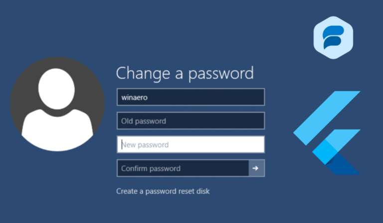 Changing user passwords using Flutter and Firebase